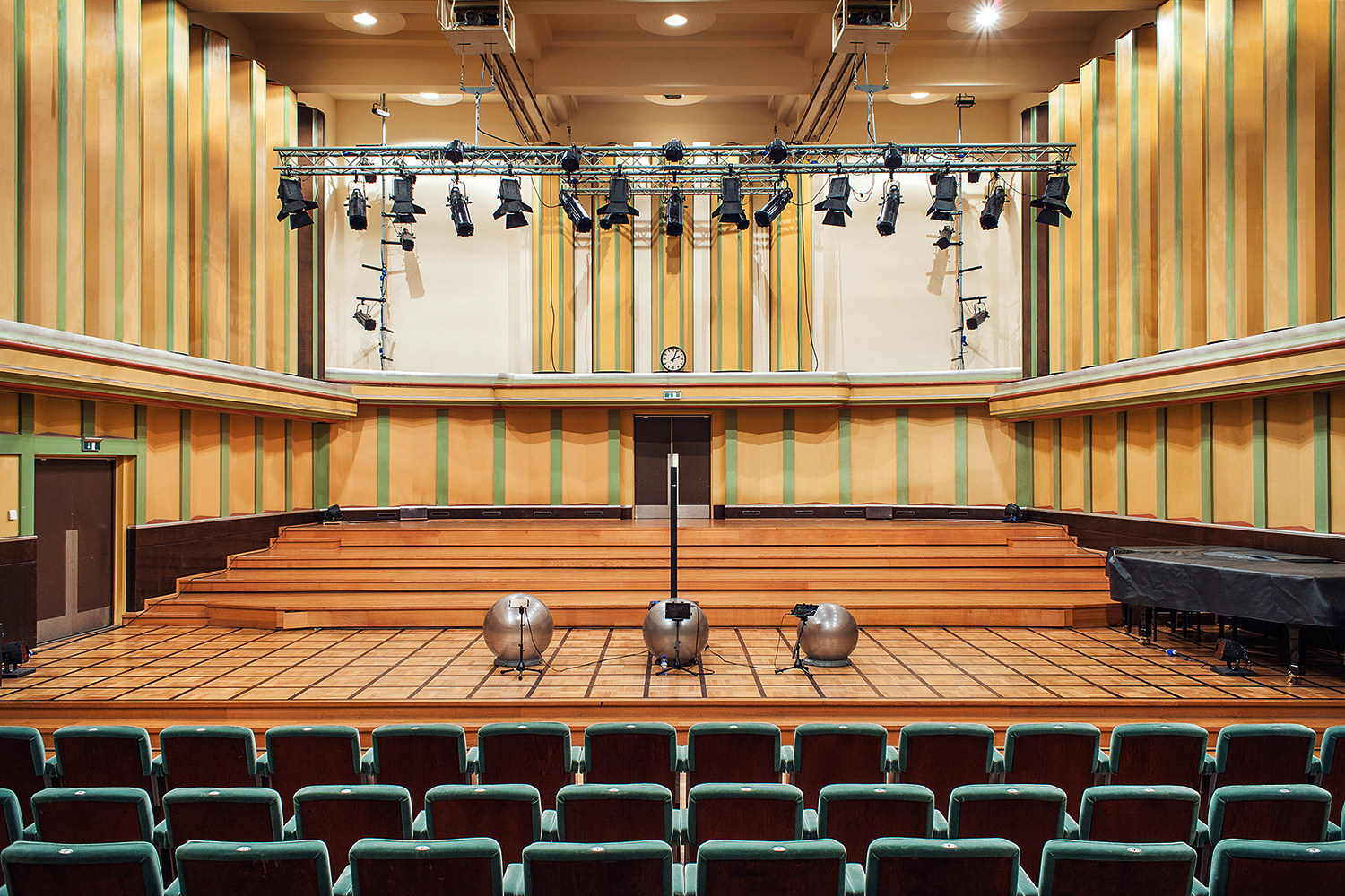 La scène du bâtiment Flagey à Bruxelles.